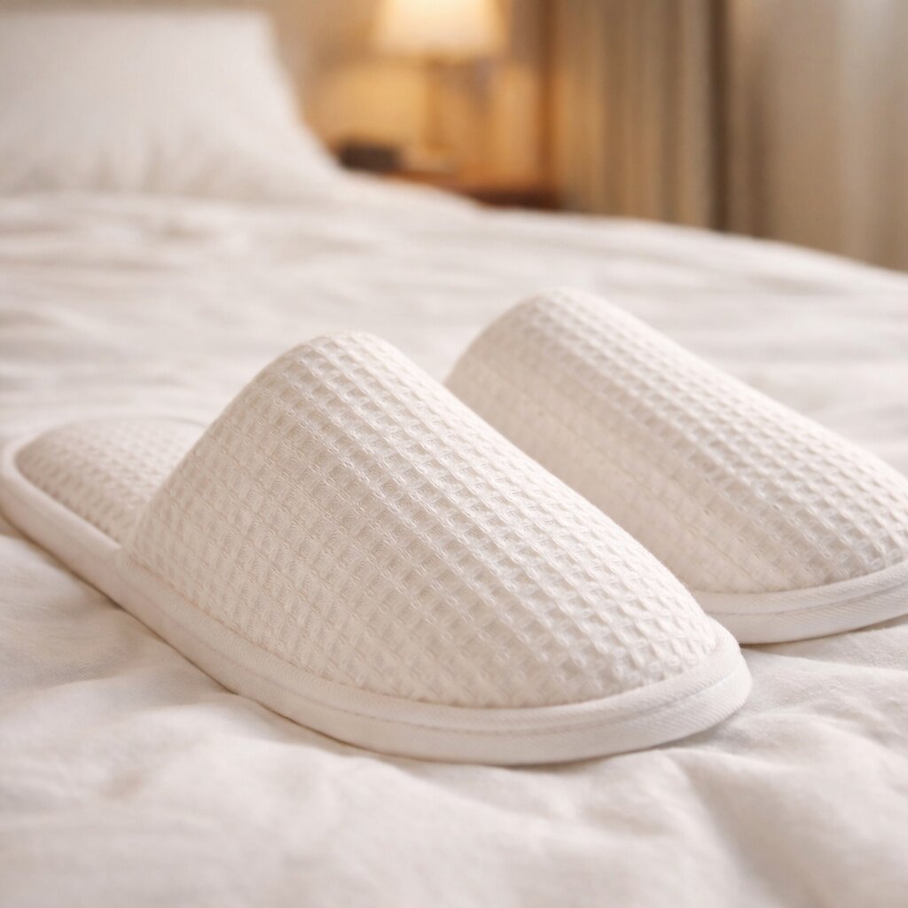 Pantuflas hoteleras detalle producto